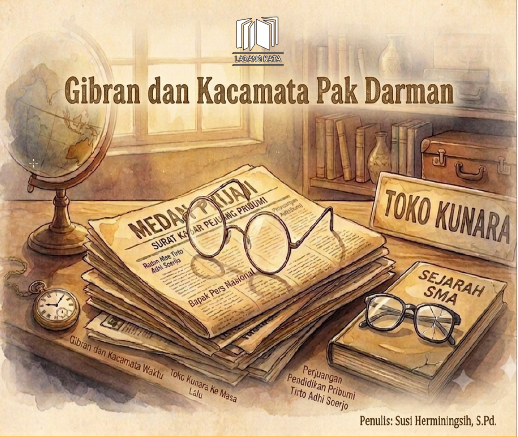18. Cergam Kacamata Bulat Bingkai Kawat (Susi)